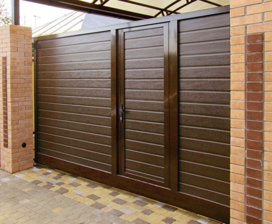 Ворота с калиткой в Лабинске